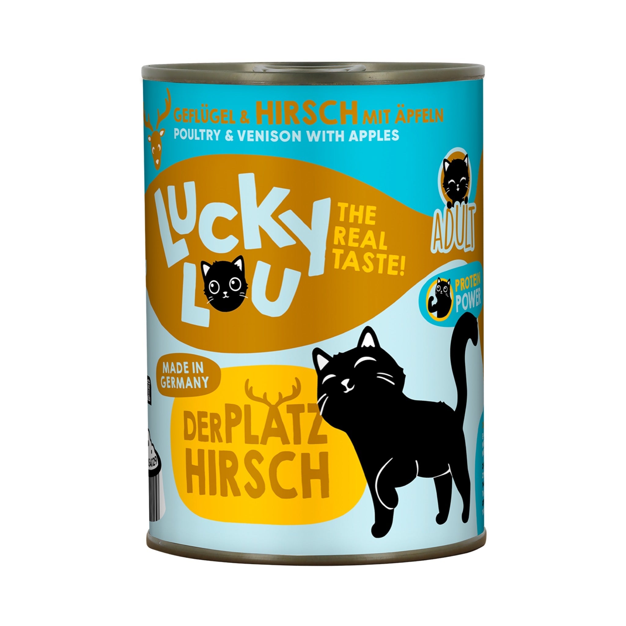 Lucky Lou Life Stage Adult Geflügel &amp; Hirsch, Katzen Nassfutter - Woofshack