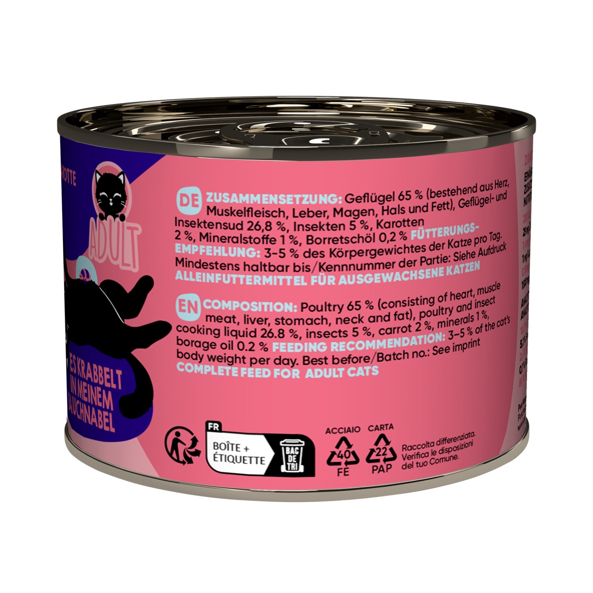 Lucky Lou Life Stage Adult Geflügel &amp; Insekten, Katzen Nassfutter - Woofshack