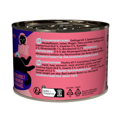 Lucky Lou Life Stage Adult Geflügel &amp; Insekten, Katzen Nassfutter - Woofshack