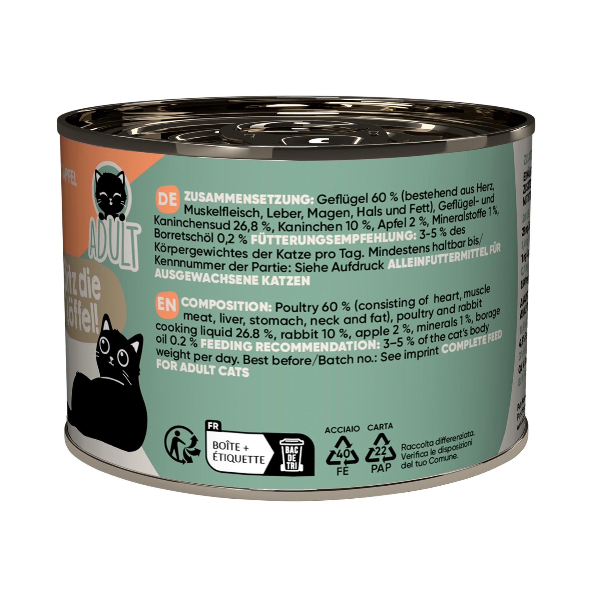 Lucky Lou Life Stage Adult Geflügel &amp; Kaninchen, Katzen Nassfutter - Woofshack