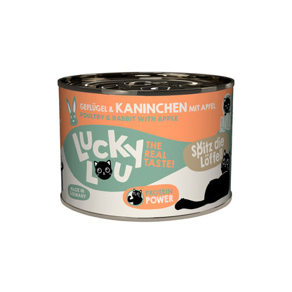 Lucky Lou Life Stage Adult Geflügel &amp; Kaninchen, Katzen Nassfutter - Woofshack