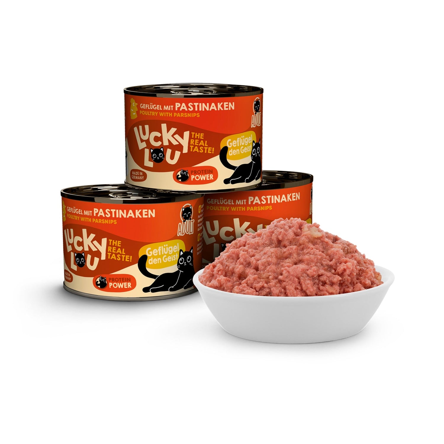Lucky Lou Life Stage Adult Geflügel, Katzen Nassfutter - Woofshack