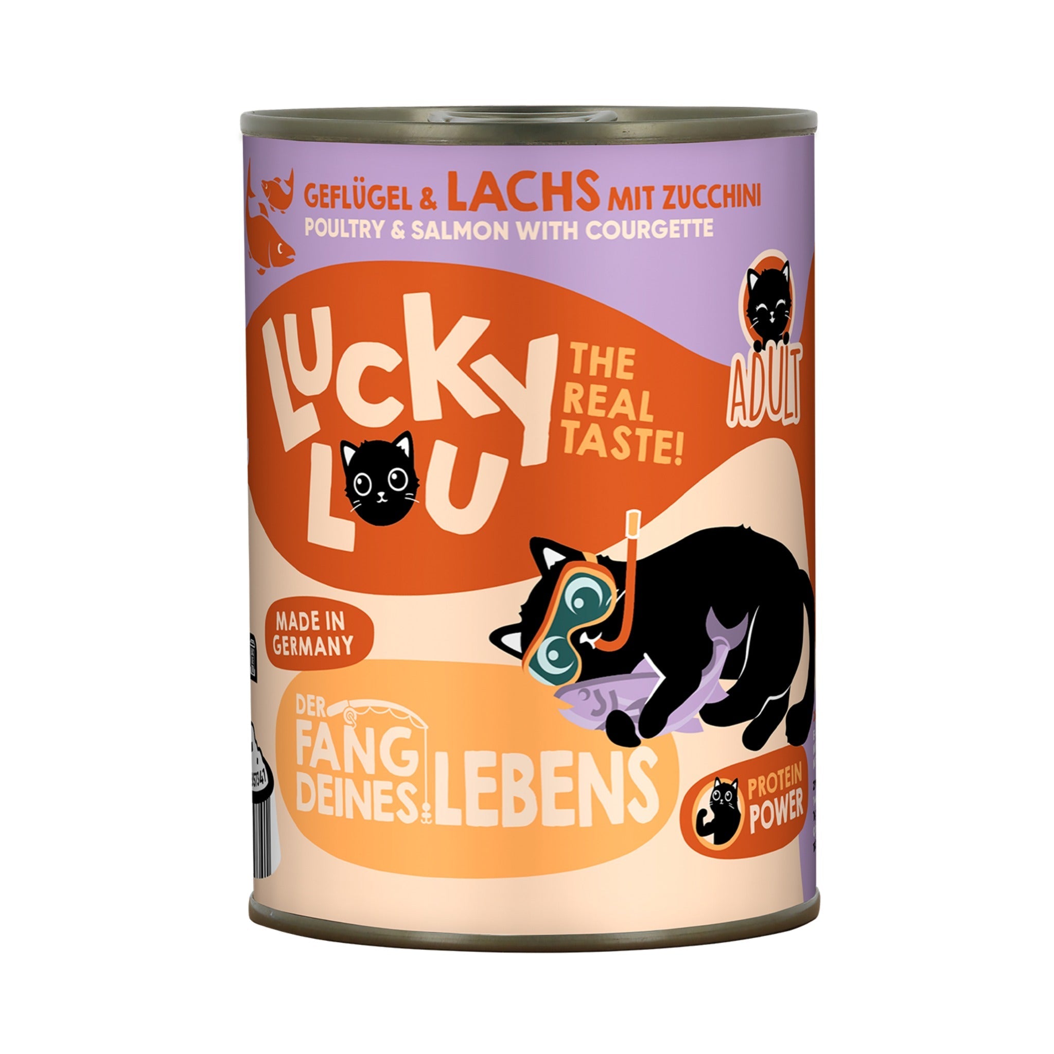 Lucky Lou Life Stage Adult Geflügel &amp; Lachs, Katzen Nassfutter - Woofshack