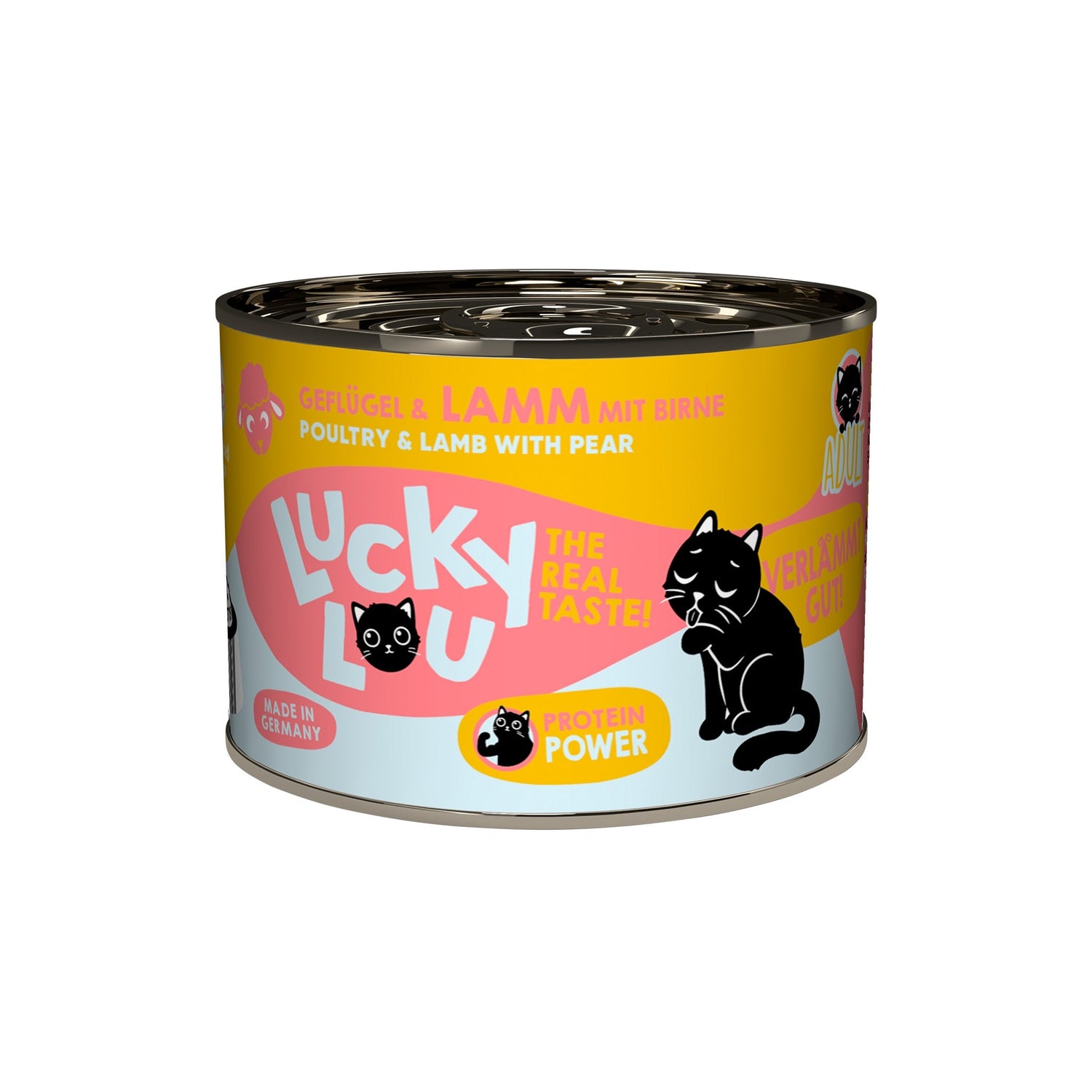 Lucky Lou Life Stage Adult Geflügel &amp; Lamm, Katzen Nassfutter - Woofshack