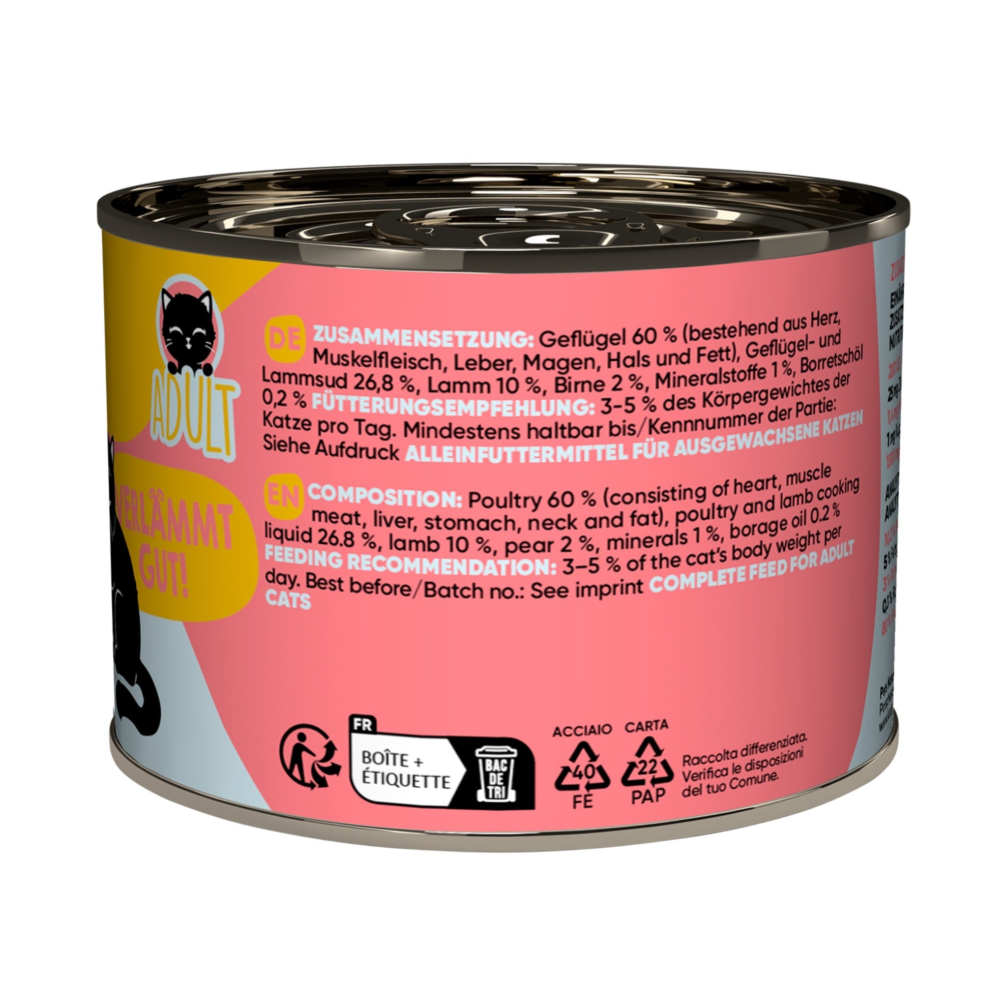 Lucky Lou Life Stage Adult Geflügel &amp; Lamm, Katzen Nassfutter - Woofshack