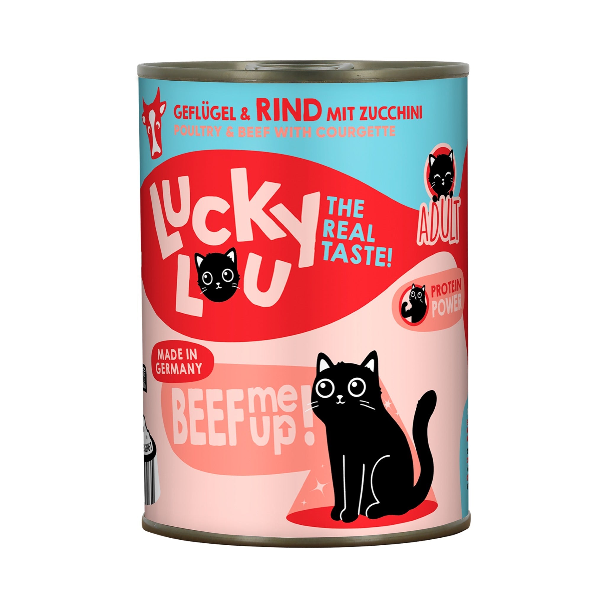 Lucky Lou Life Stage Adult Geflügel &amp; Rind, Katzen Nassfutter - Woofshack