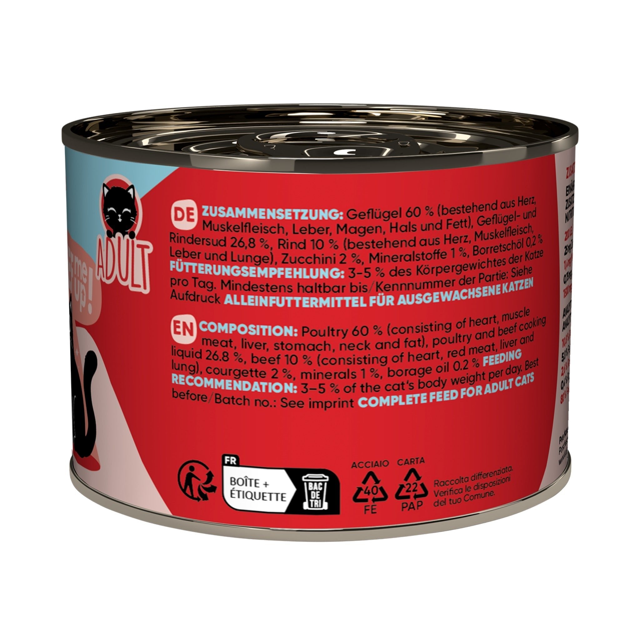 Lucky Lou Life Stage Adult Geflügel &amp; Rind, Katzen Nassfutter - Woofshack