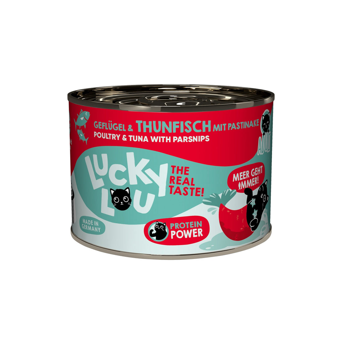 Lucky Lou Life Stage Adult Geflügel &amp; Thunfisch, Katzen Nassfutter - Woofshack