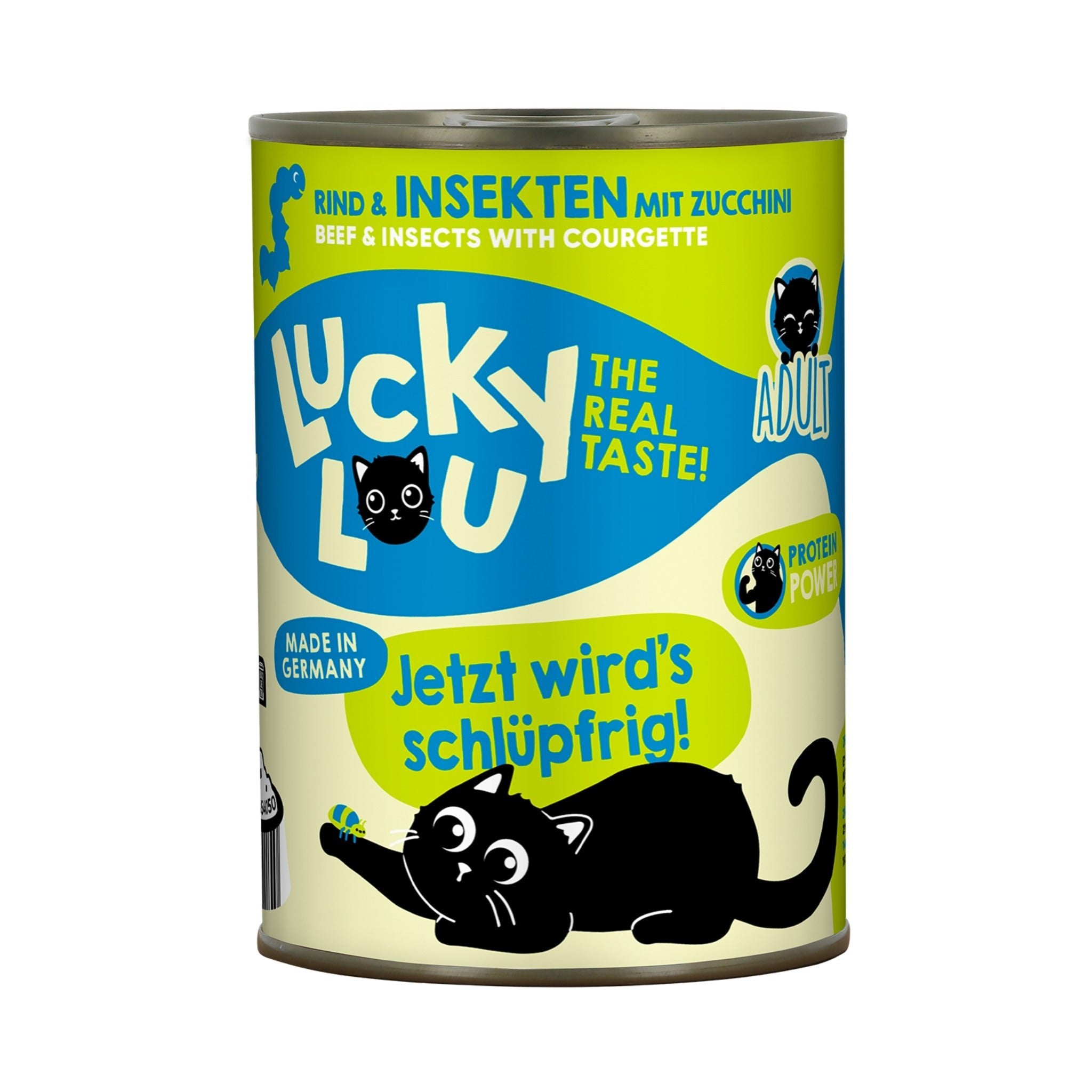Lucky Lou Life Stage Adult Rind &amp; Insekten, Katzen Nassfutter - Woofshack