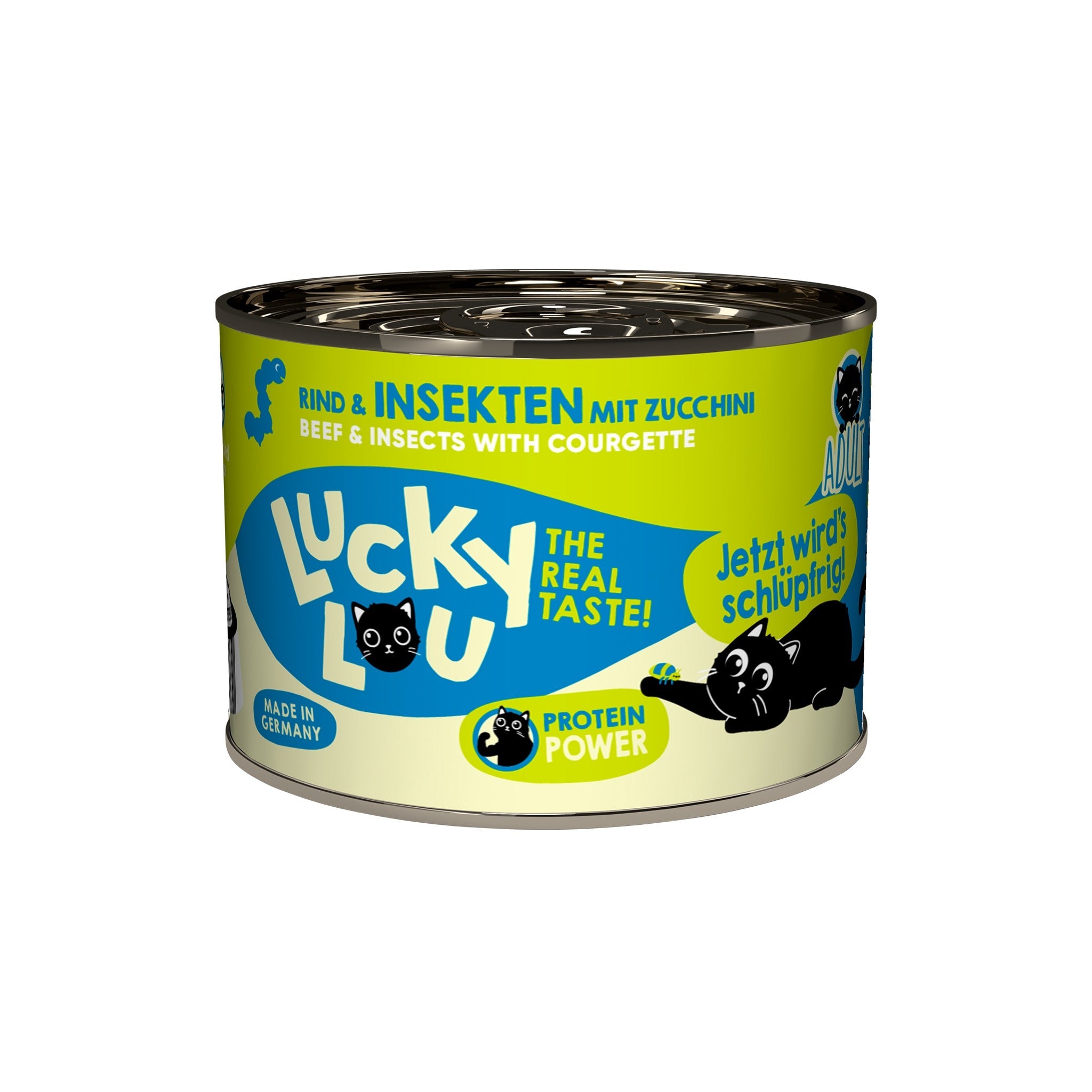 Lucky Lou Life Stage Adult Rind &amp; Insekten, Katzen Nassfutter - Woofshack