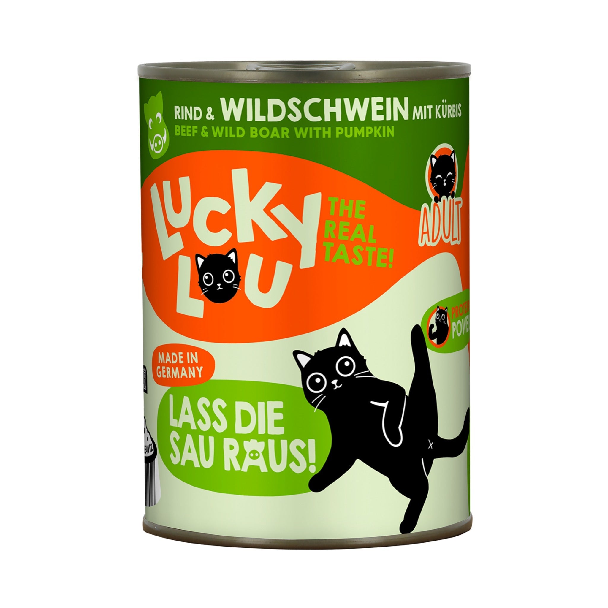 Lucky Lou Life Stage Adult Rind &amp; Wildschwein, Katzen Nassfutter - Woofshack