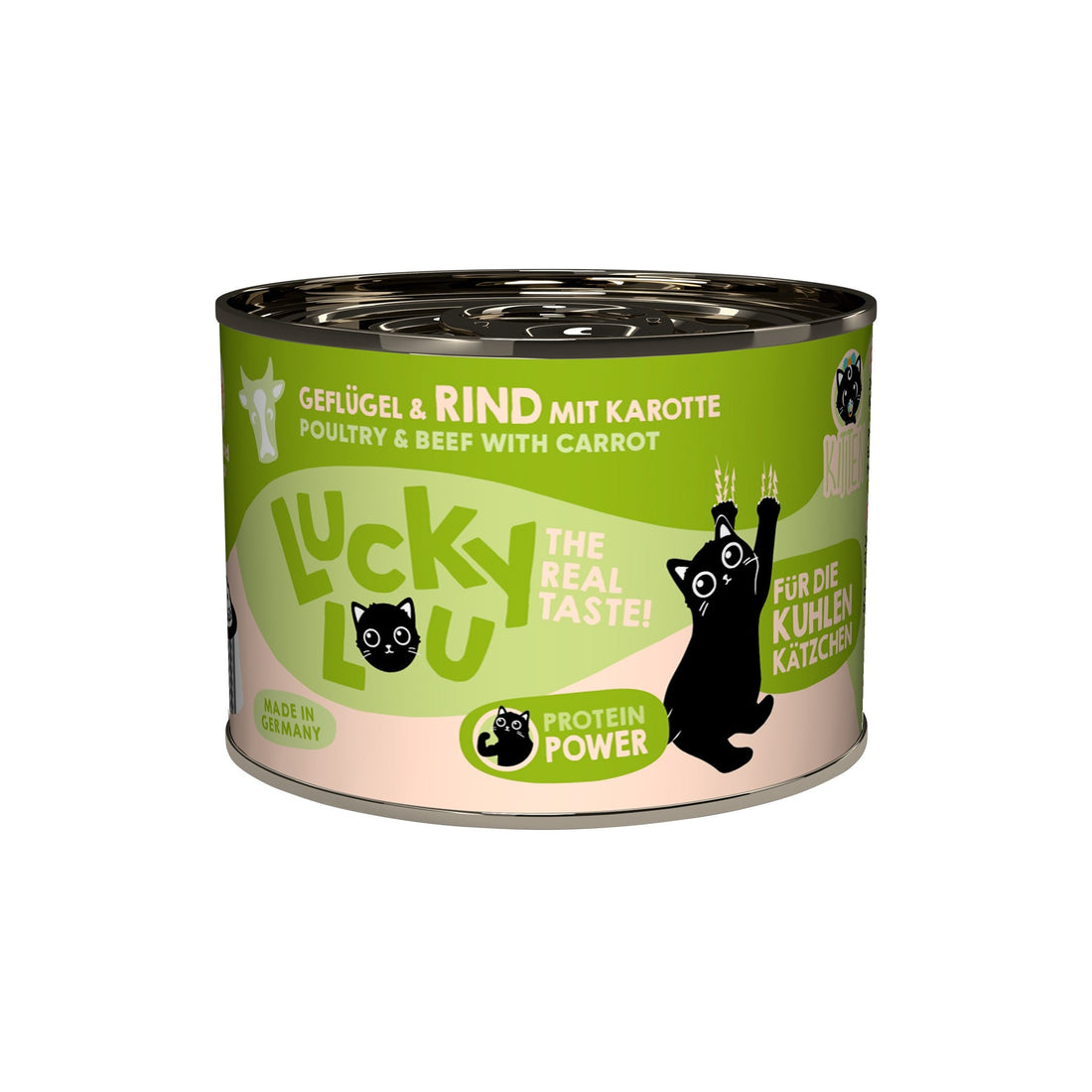 Lucky Lou Life Stage Kitten Geflügel &amp; Rind, Nassfutter - Woofshack