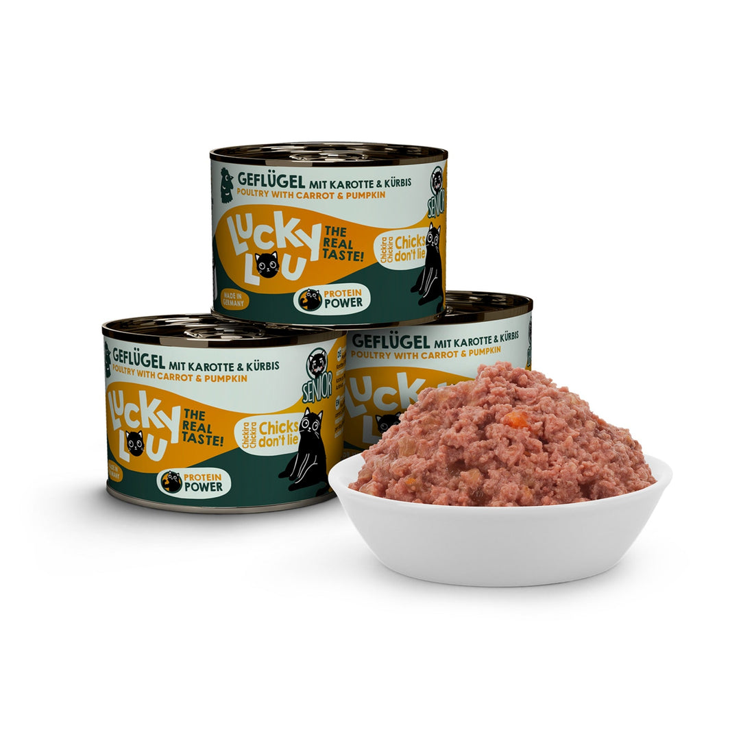 Lucky Lou Life Stage Senior Geflügel, Katzen Nassfutter - Woofshack
