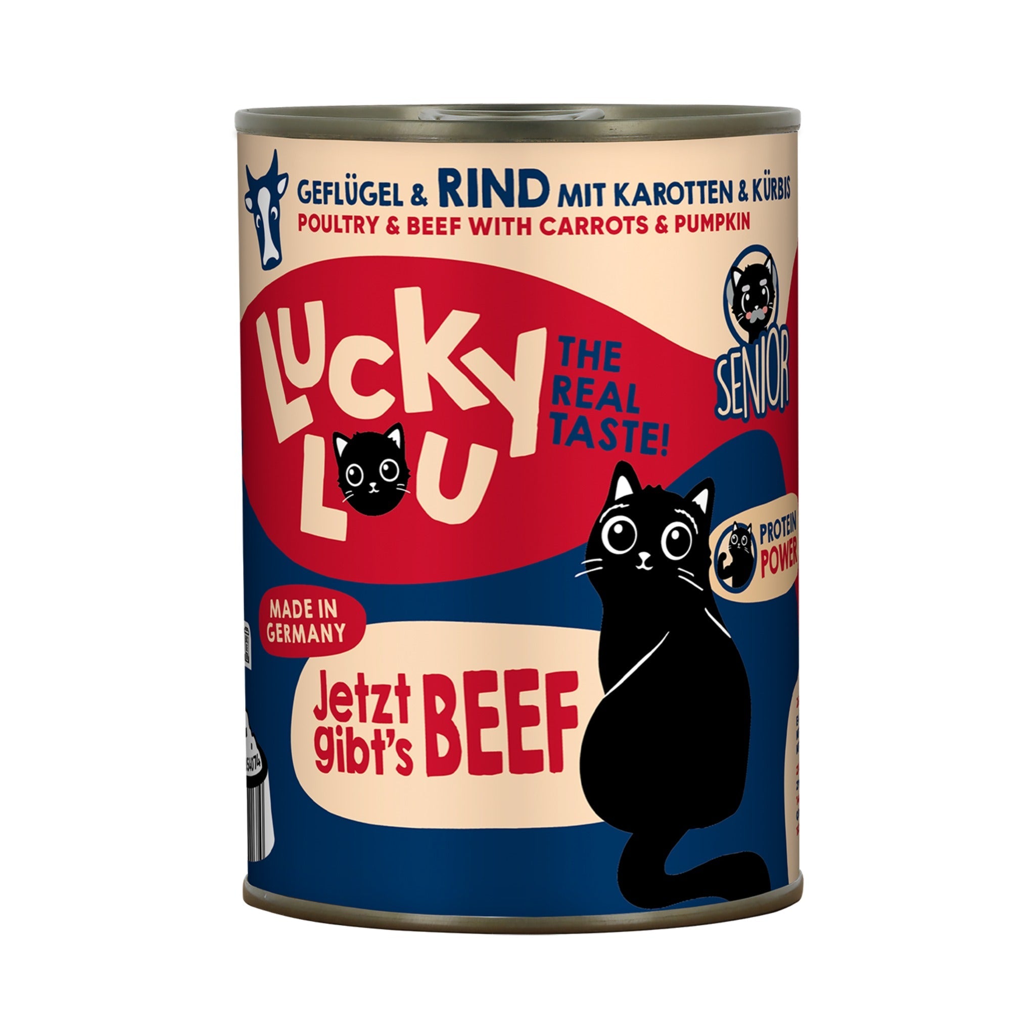 Lucky Lou Life Stage Senior Geflügel &amp; Rind, Katzen Nassfutter - Woofshack