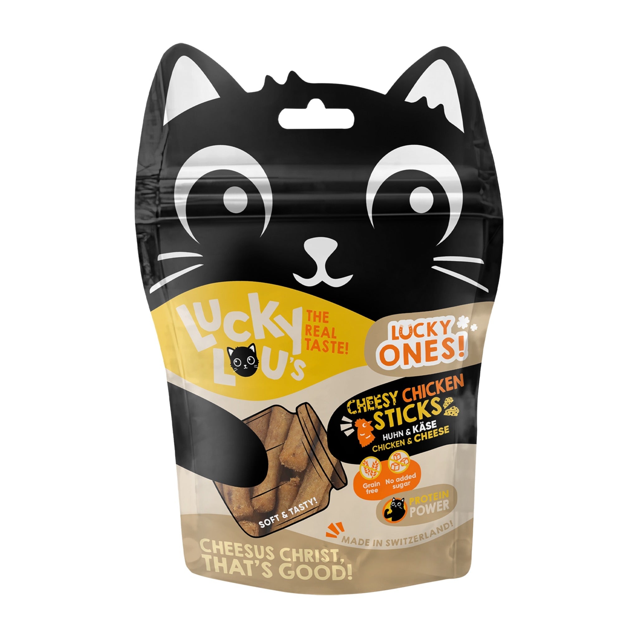 Lucky Lou Lucky Ones Sticks Huhn &amp; Käse, Katzensnack - Woofshack