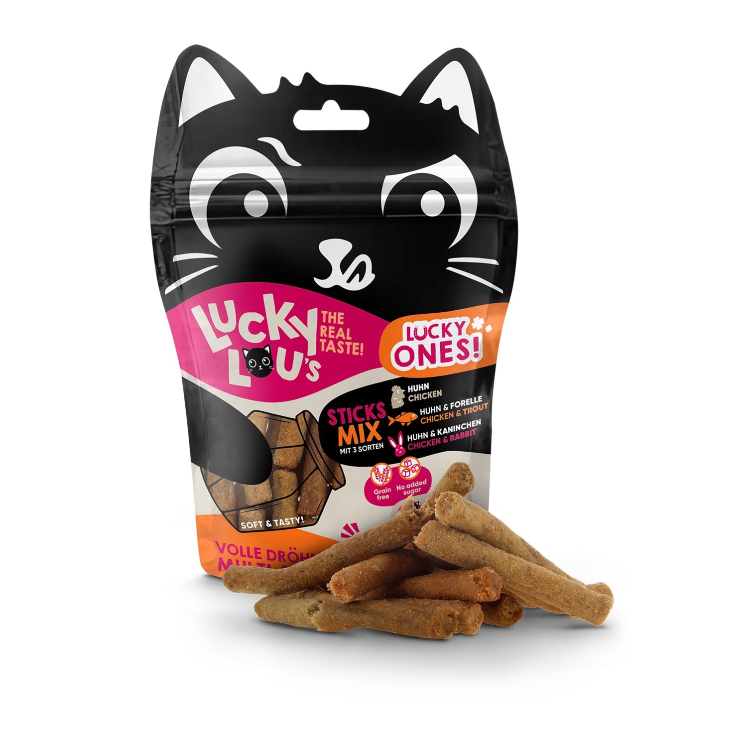 Lucky Lou Lucky Ones Sticks Mix, Katzensnack - Woofshack