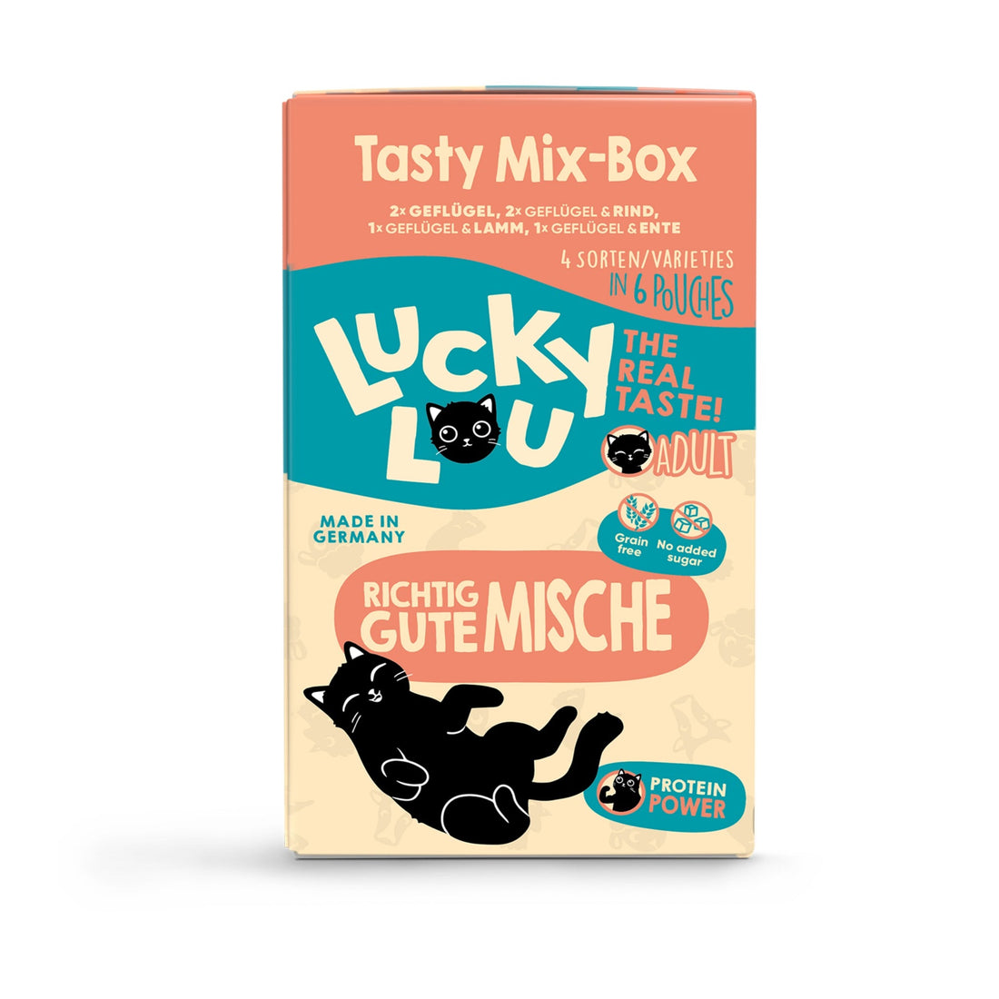 Lucky Lou Pouch Life Stage Adult Tasty - Mix, Katzen Nassfutter - Woofshack
