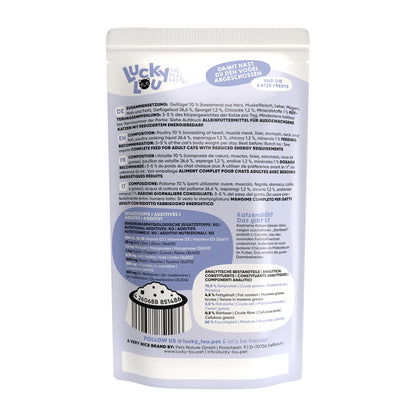 Lucky Lou Pouch Lifestage Sterilized Geflügel, Katzen Nassfutter - Woofshack