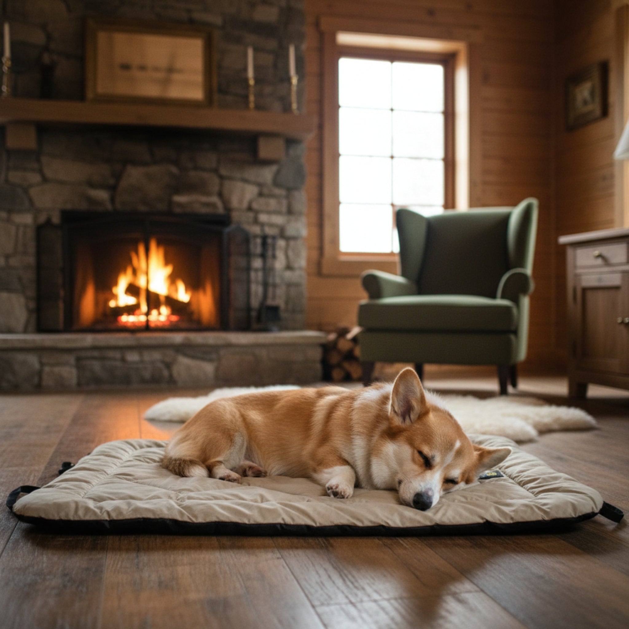 Maelson Cosy Roll Reisedecke - Kuschelige Hundedecke für unterwegs - Woofshack