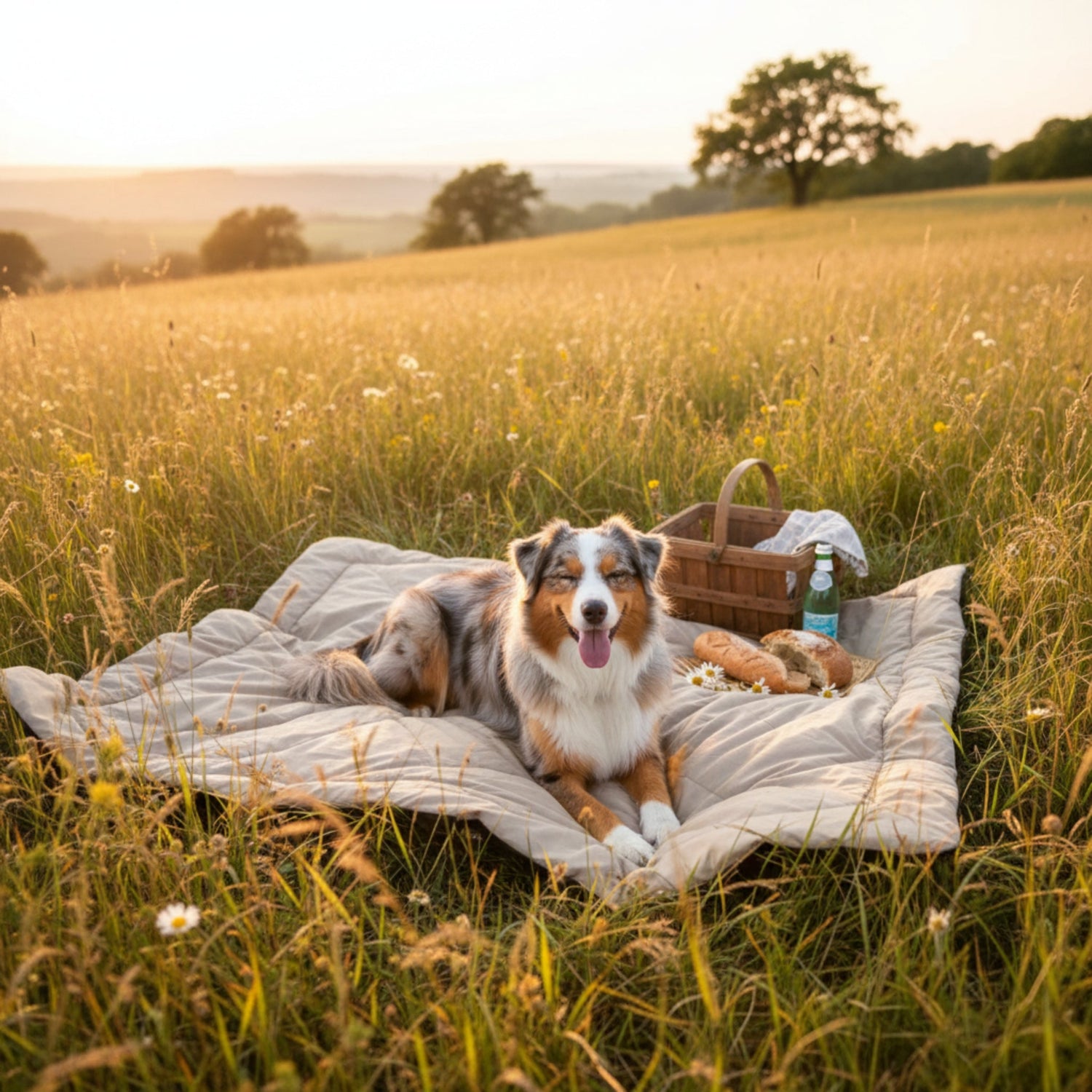 Maelson Cosy Roll Reisedecke - Kuschelige Hundedecke für unterwegs - Woofshack