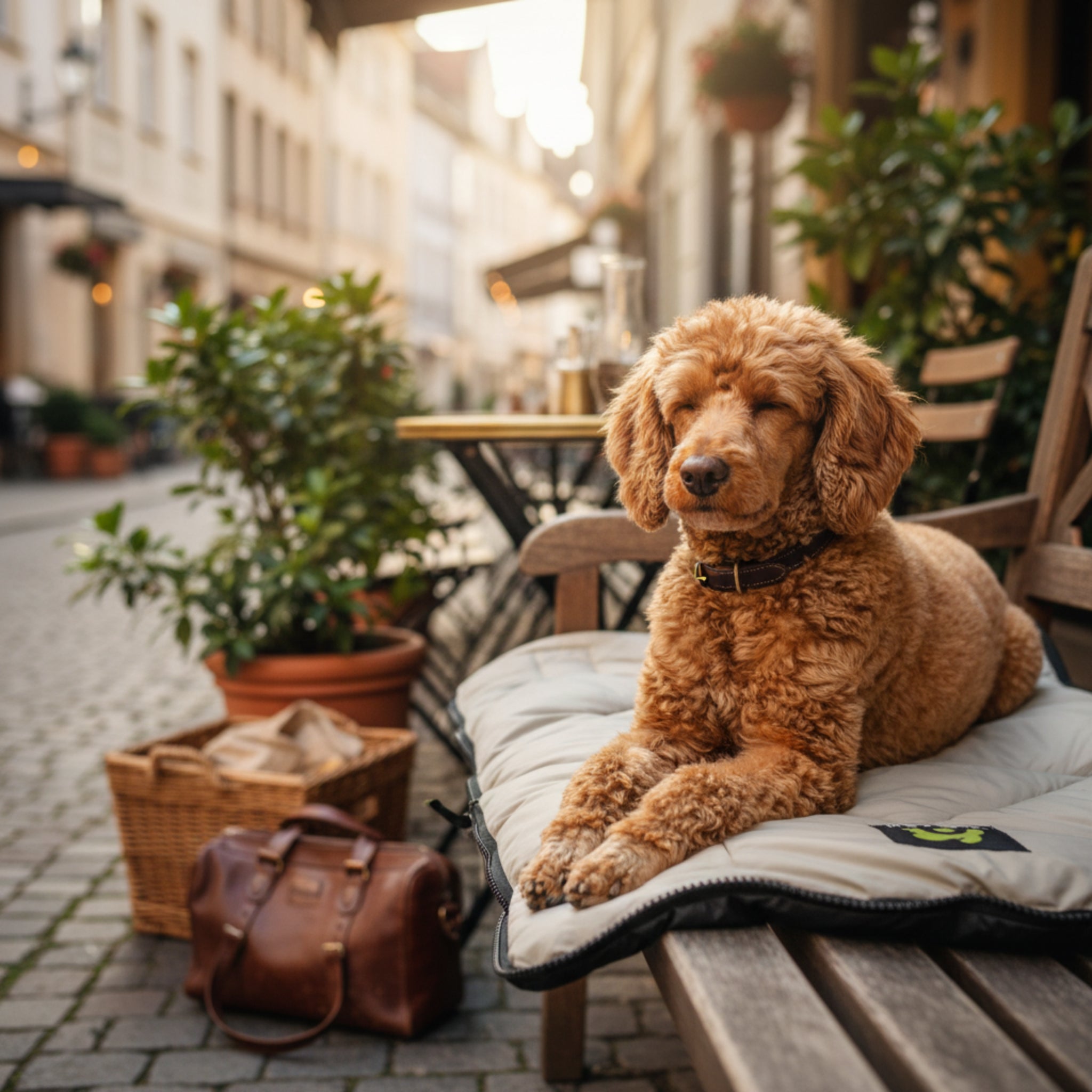 Maelson Cosy Roll Reisedecke - Kuschelige Hundedecke für unterwegs - Woofshack