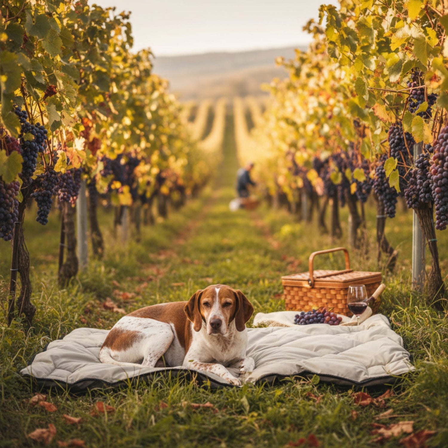 Maelson Cosy Roll Reisedecke - Kuschelige Hundedecke für unterwegs - Woofshack