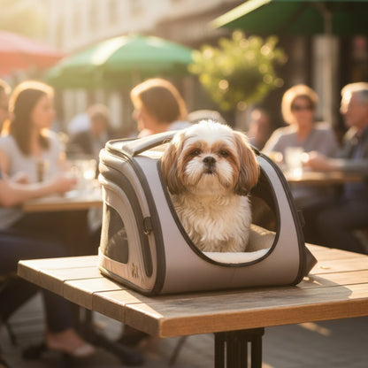 Maelson Snuggle Kennel Hundetransportbox – Flugzeug &amp; Auto - Woofshack