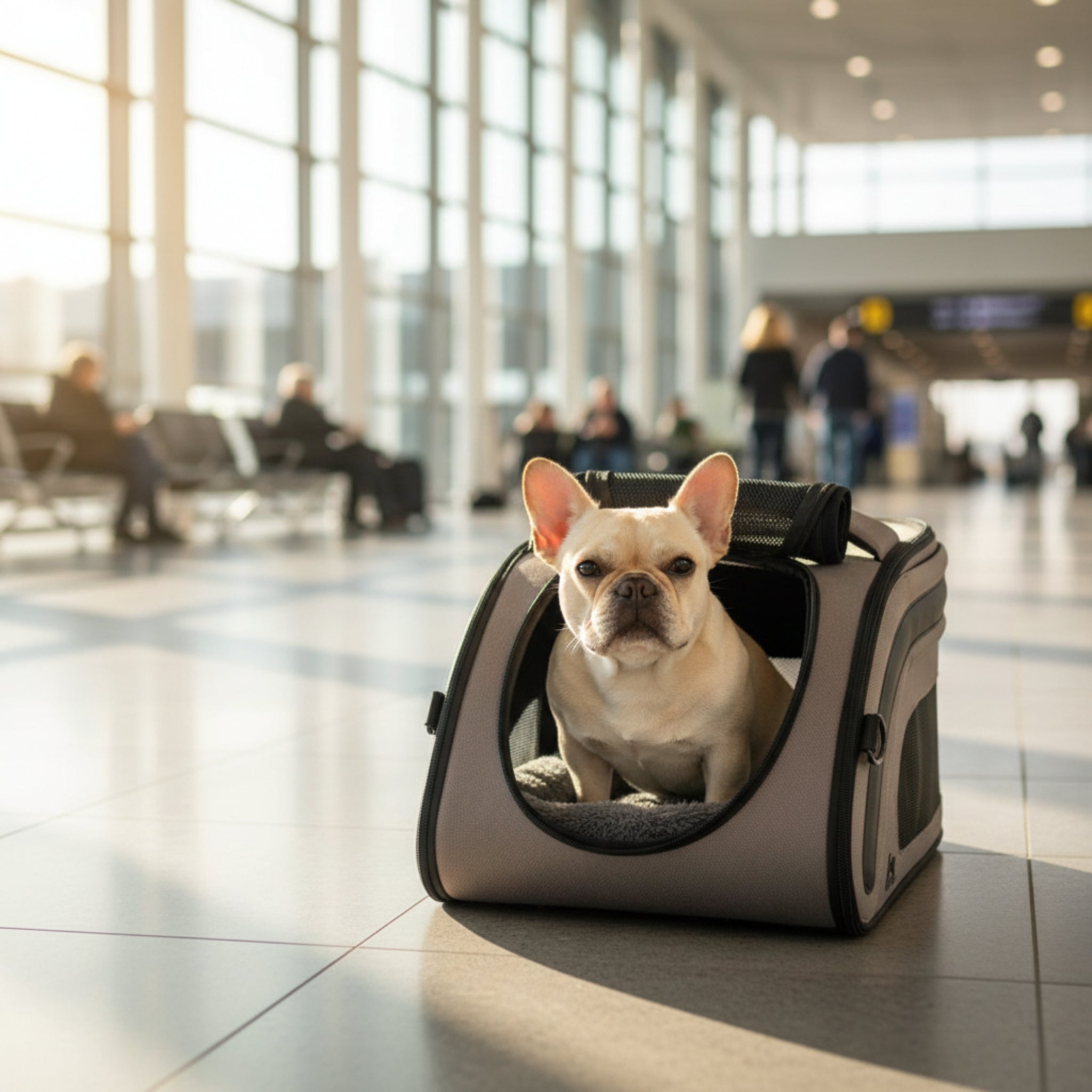 Maelson Snuggle Kennel Hundetransportbox – Flugzeug &amp; Auto - Woofshack