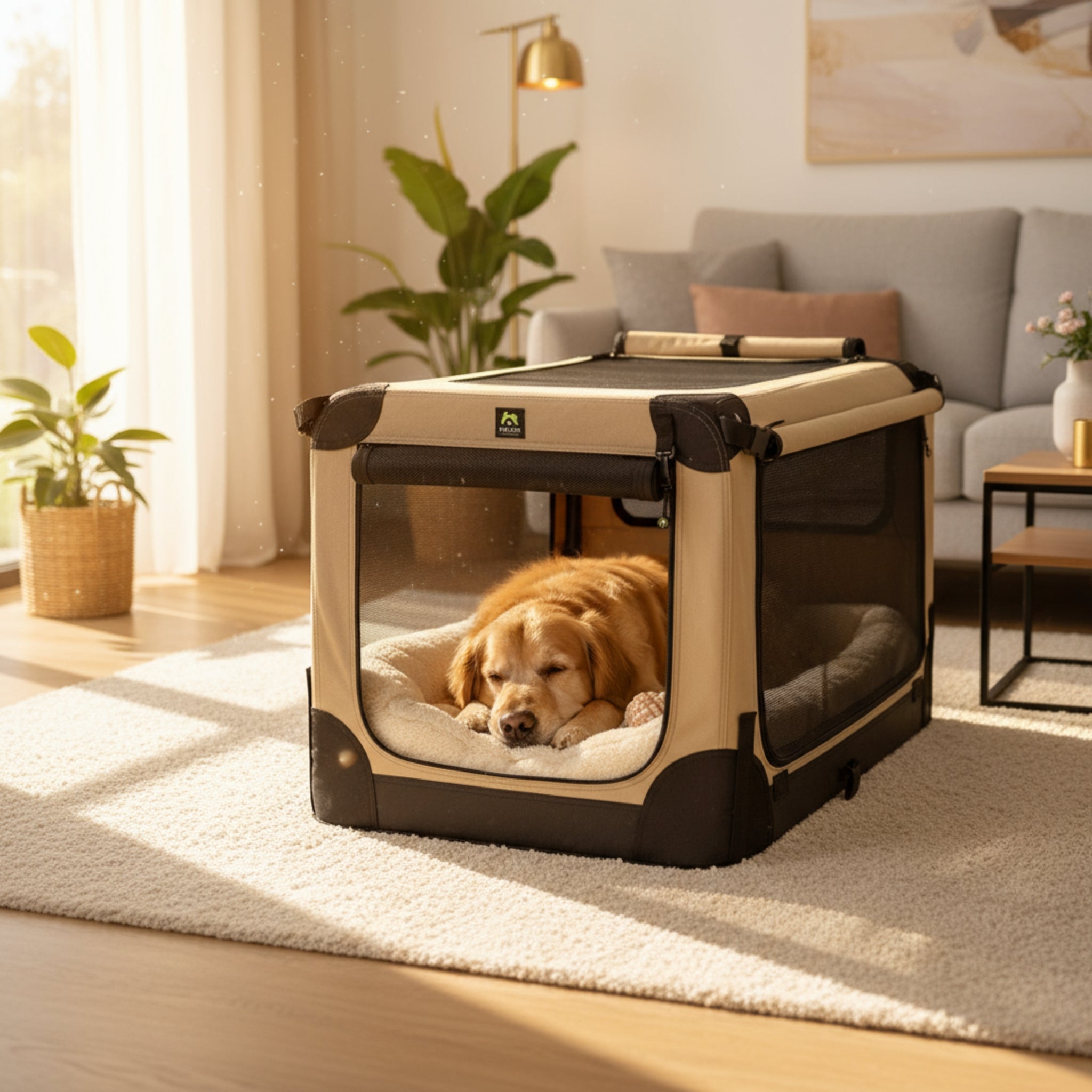 Maelson Soft Kennel, Faltbare Hunde Transportbox - Woofshack
