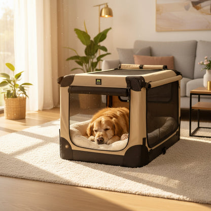 Maelson Soft Kennel, Faltbare Hunde Transportbox - Woofshack