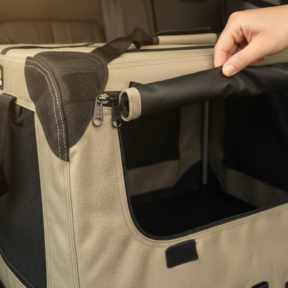 Maelson Soft Kennel, Faltbare Hunde Transportbox - Woofshack
