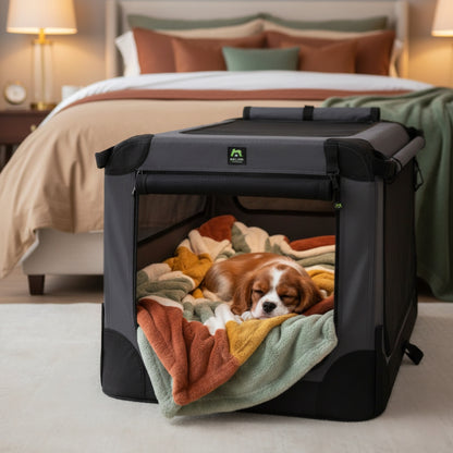 Maelson Soft Kennel – Faltbare Hundebox für Zuhause, Auto &amp; Reise