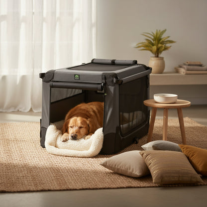 Maelson Soft Kennel, Faltbare Hunde Transportbox - Woofshack