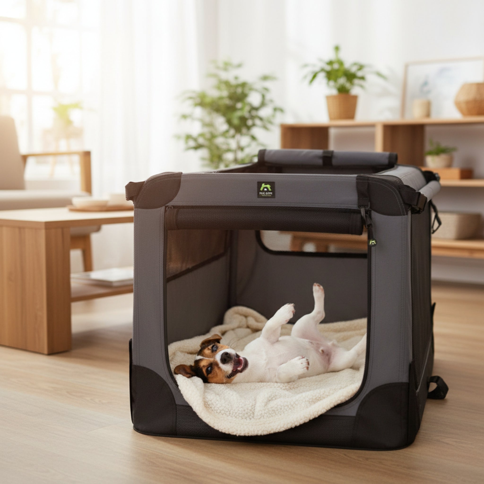 Maelson Soft Kennel – Faltbare Premium Hundebox mit Stahlrahmen für sicheren Auto-Transport &amp; komfortables Reisen