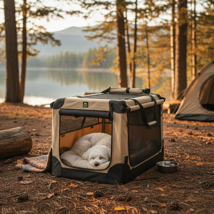 Maelson Soft Kennel, Faltbare Hunde Transportbox - Woofshack