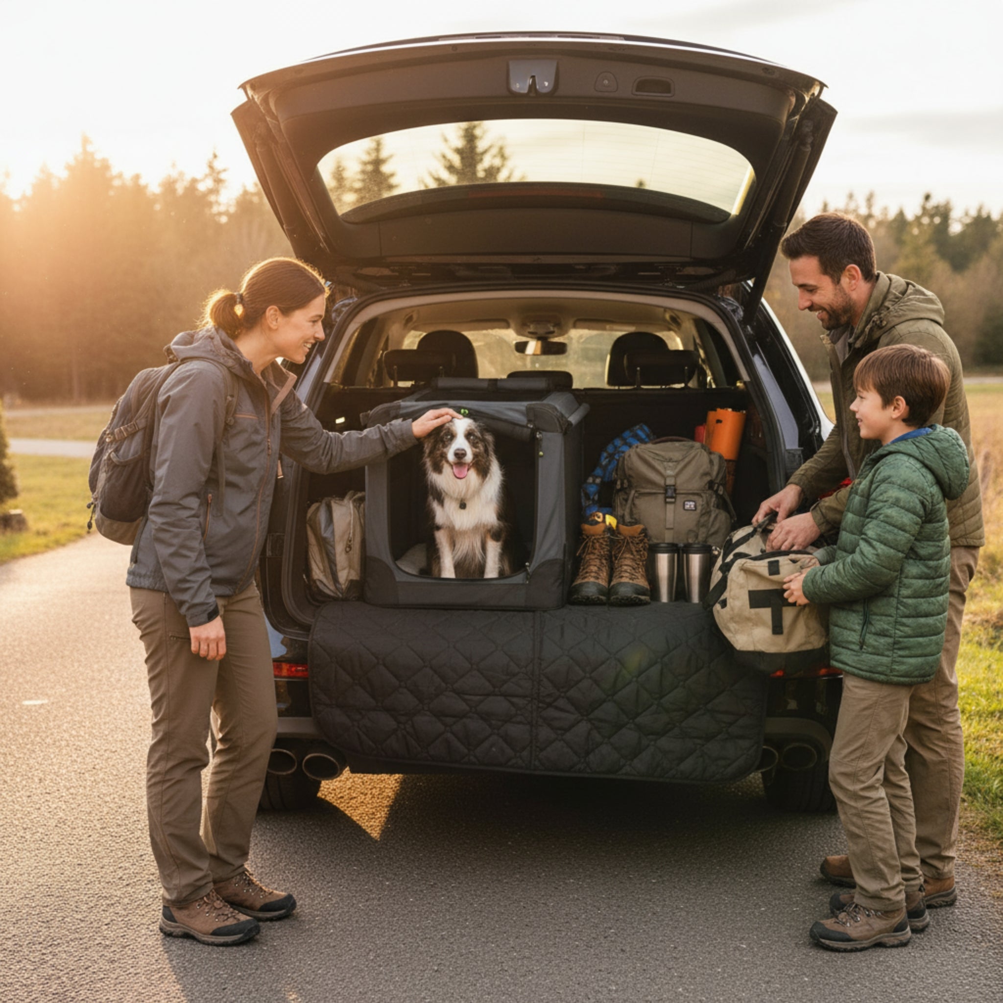 Maelson Soft Kennel, Faltbare Hunde Transportbox - Woofshack