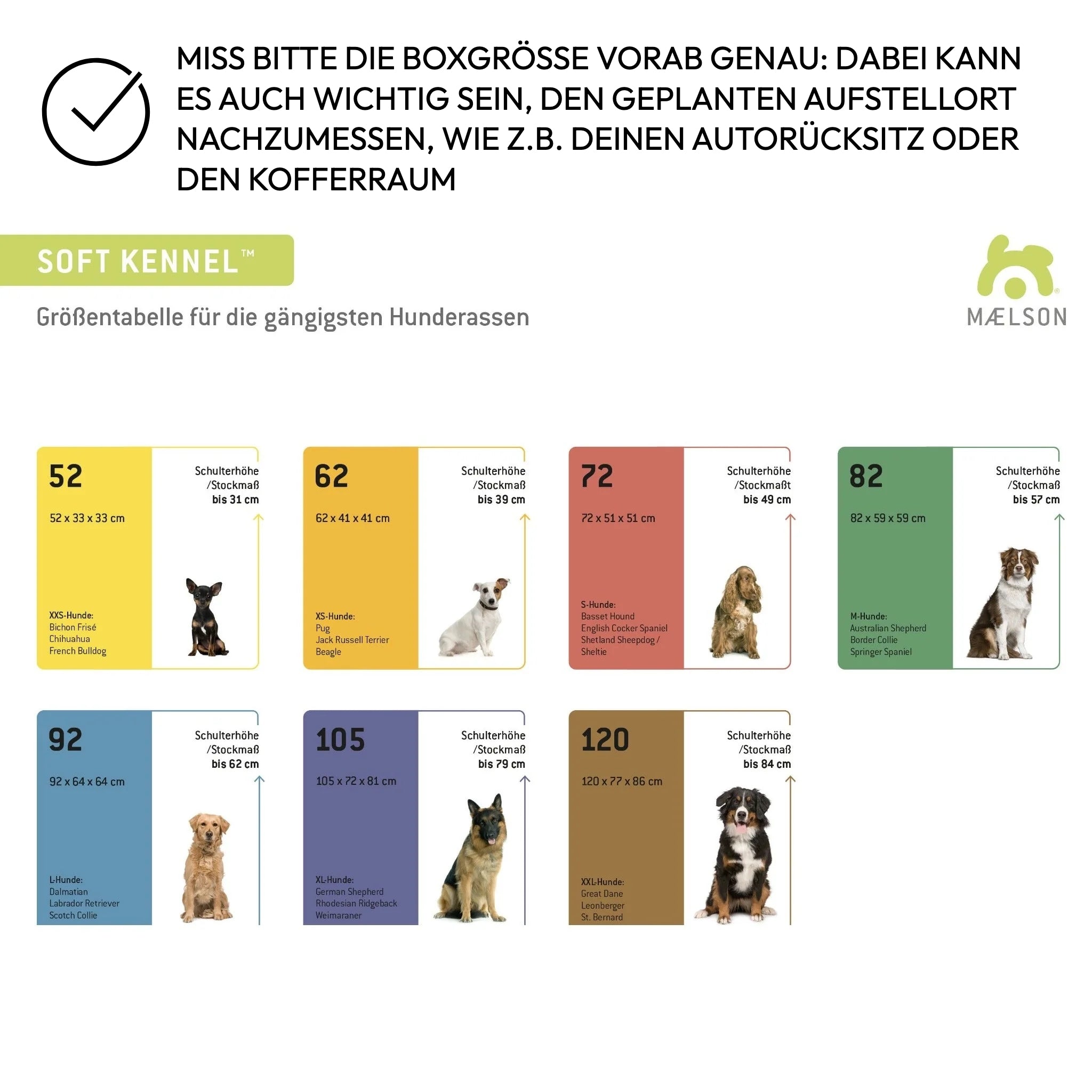 Maelson Soft Kennel – Faltbare Premium Hundebox mit Stahlrahmen für sicheren Auto - Transport &amp; komfortables Reisen - Woofshack