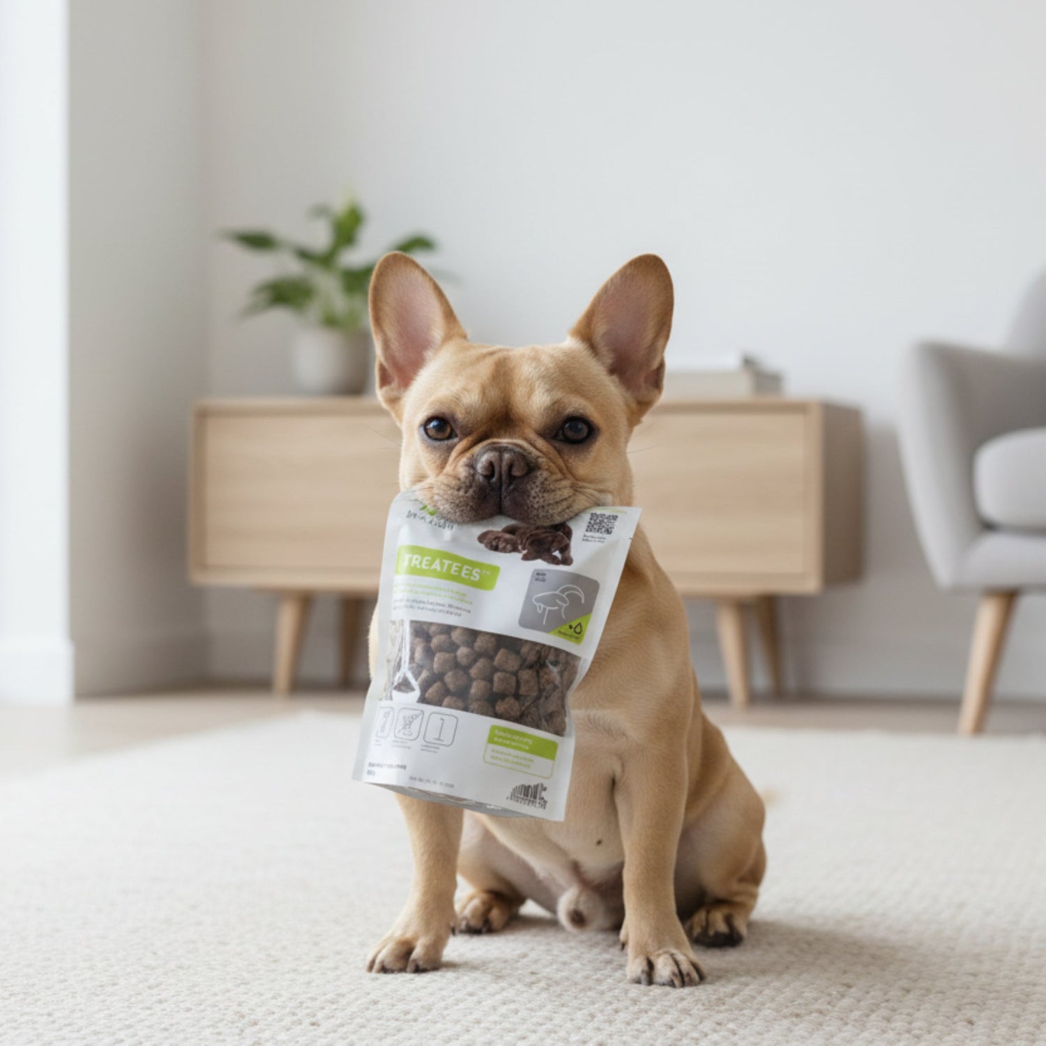 Maelson Treatees Soft Hundesnacks mit Ziege – Getreidefreie Premium - Belohnung für sensible Hunde - Woofshack