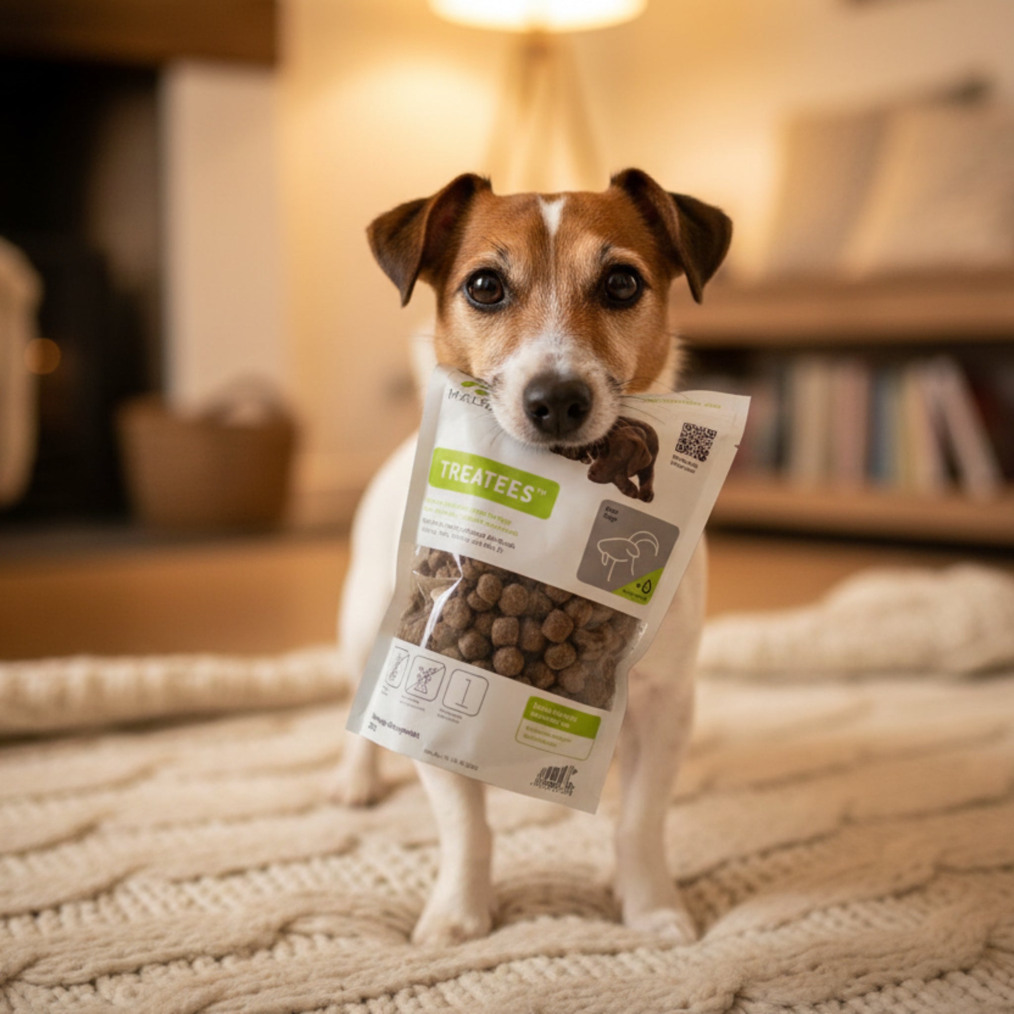 Maelson Treatees Soft Hundesnacks mit Ziege – Getreidefreie Premium - Belohnung für sensible Hunde - Woofshack