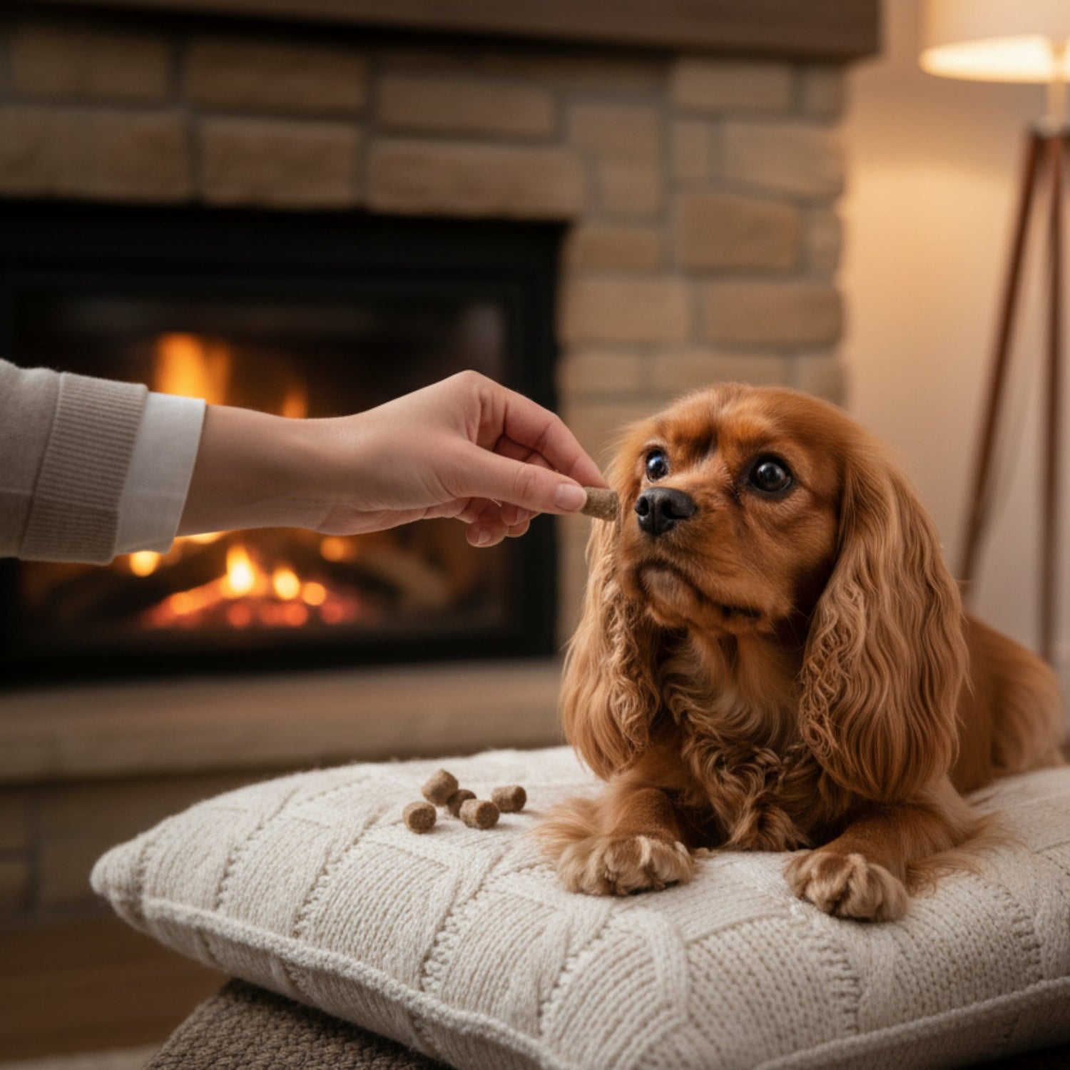 Maelson Treatees Soft Hundesnacks mit Ziege – Getreidefreie Premium - Belohnung für sensible Hunde - Woofshack