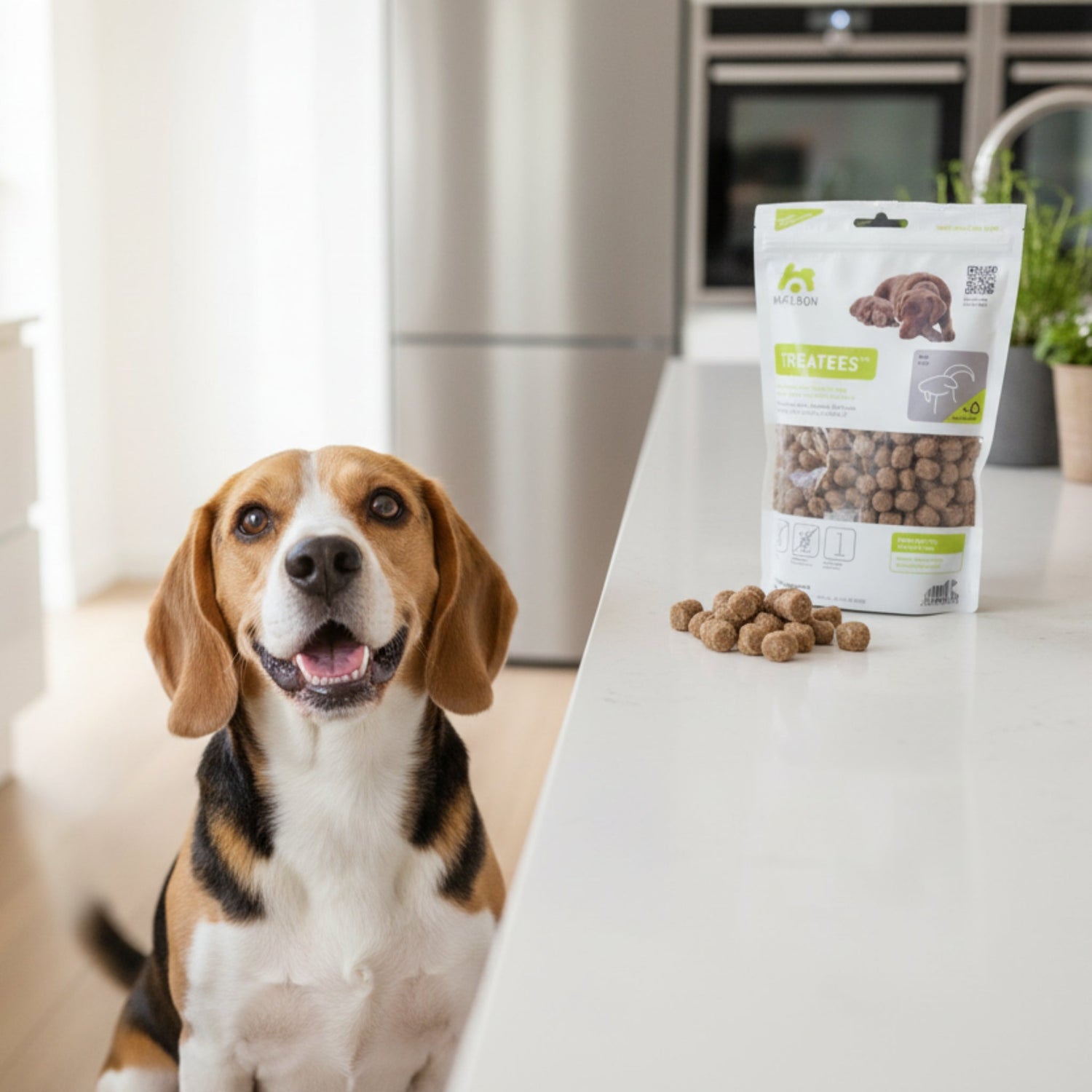 Maelson Treatees Soft Hundesnacks mit Ziege – Getreidefreie Premium - Belohnung für sensible Hunde - Woofshack