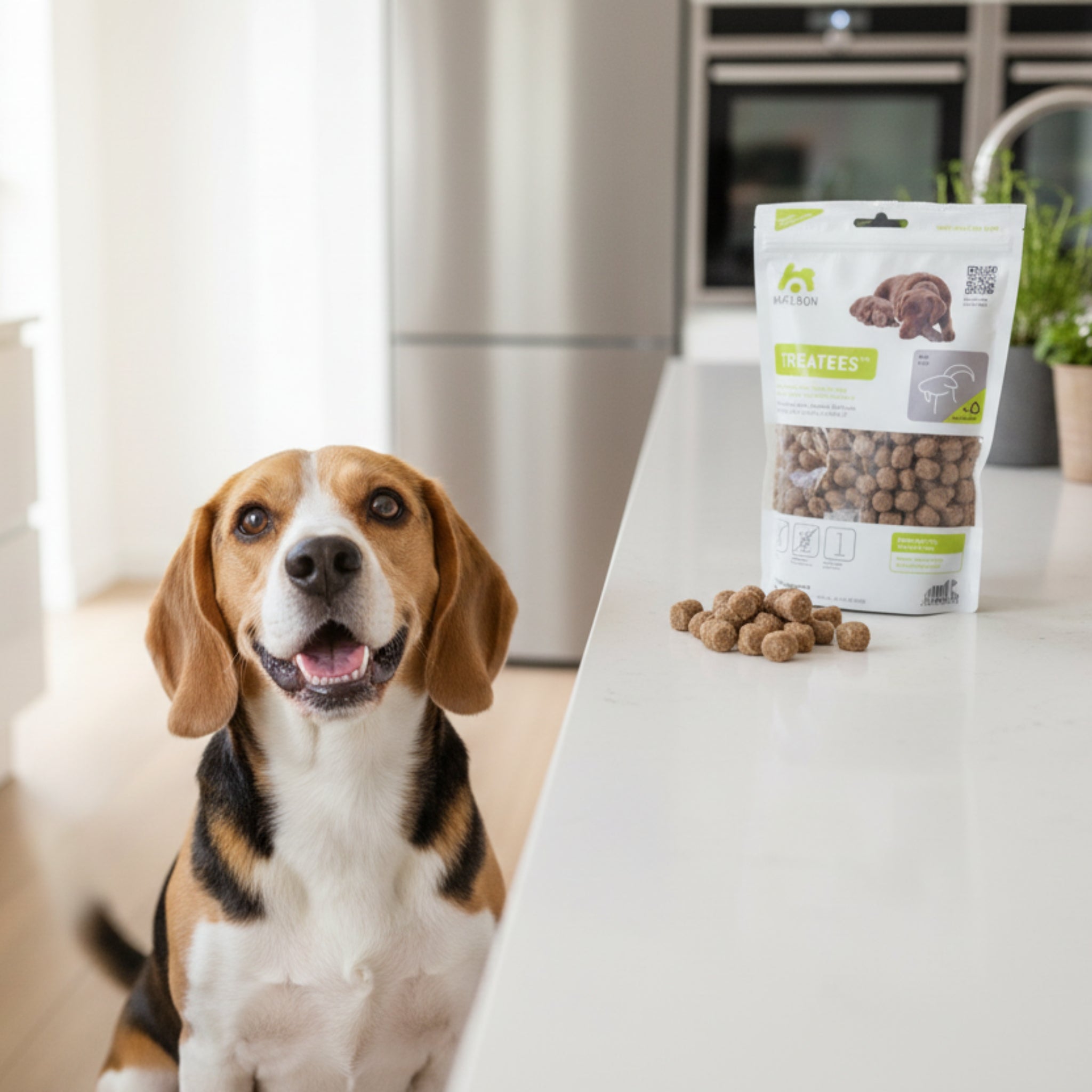 Maelson Treatees Soft Hundesnacks mit Ziege – Getreidefreie Premium - Belohnung für sensible Hunde - Woofshack