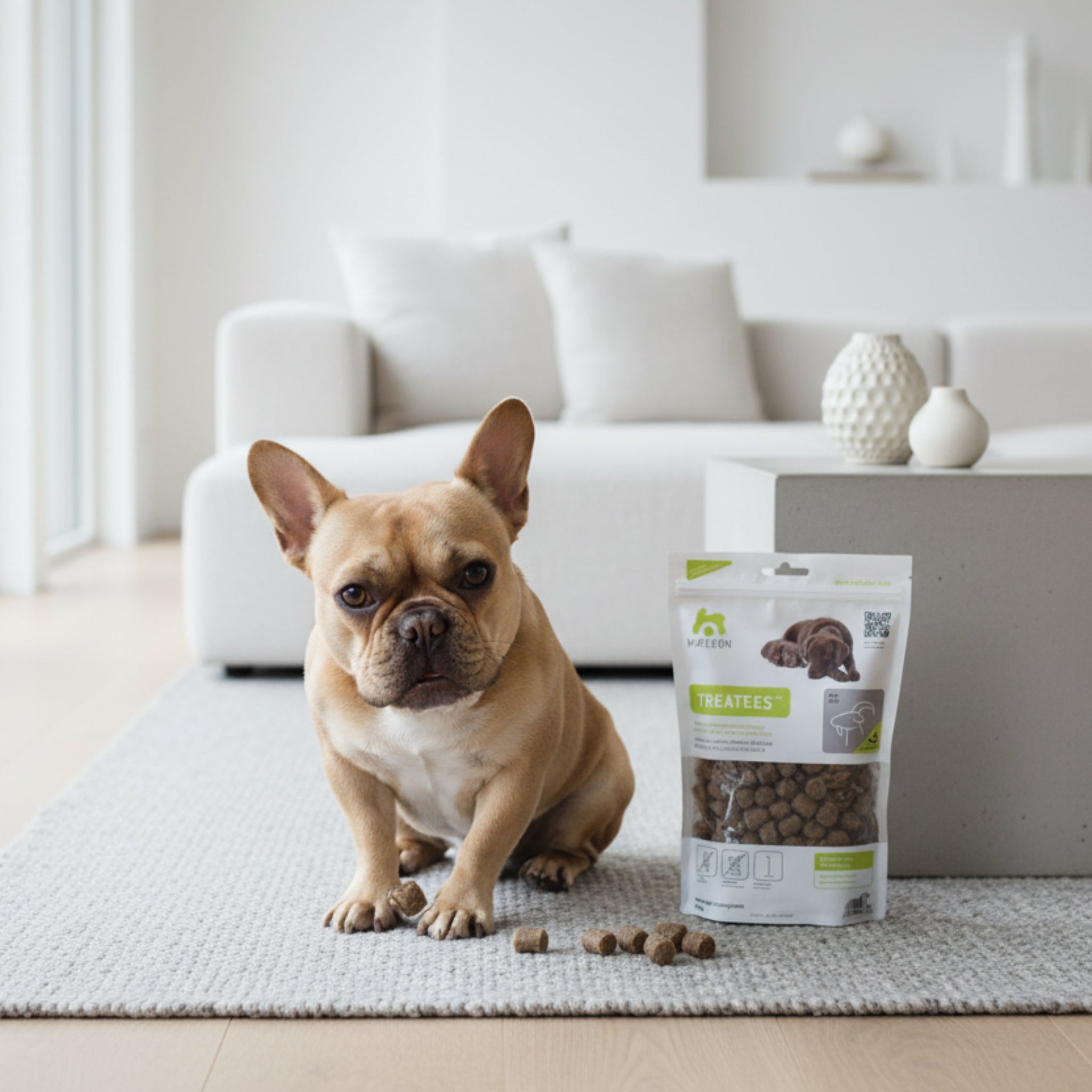 Maelson Treatees Soft Hundesnacks mit Ziege – Getreidefreie Premium - Belohnung für sensible Hunde - Woofshack