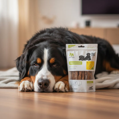 Maelson Treatees Stix Ente – Natürliche Kaustreifen für gesunde Zähne &amp; glückliche Hunde - Woofshack