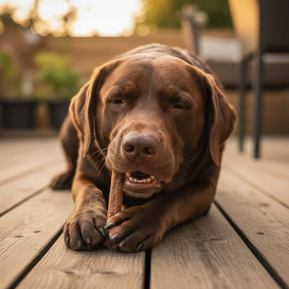 Maelson Treatees Stix Lamm – Natürliche Kaustreifen für gesunde Zähne &amp; glückliche Hunde - Woofshack