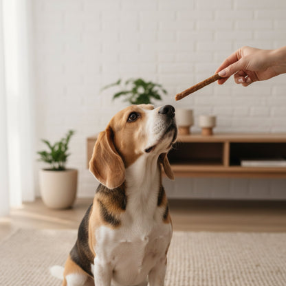 Maelson Treatees Stix Lamm – Natürliche Kaustreifen für gesunde Zähne &amp; glückliche Hunde - Woofshack