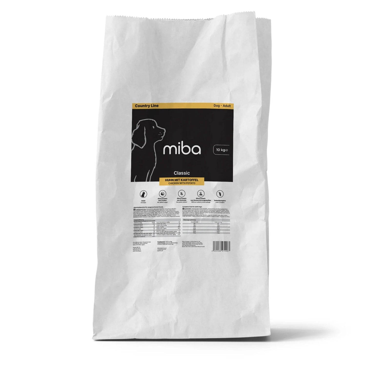 miba Classic Huhn mit Kartoffel, Hunde Trockenfutter - Woofshack
