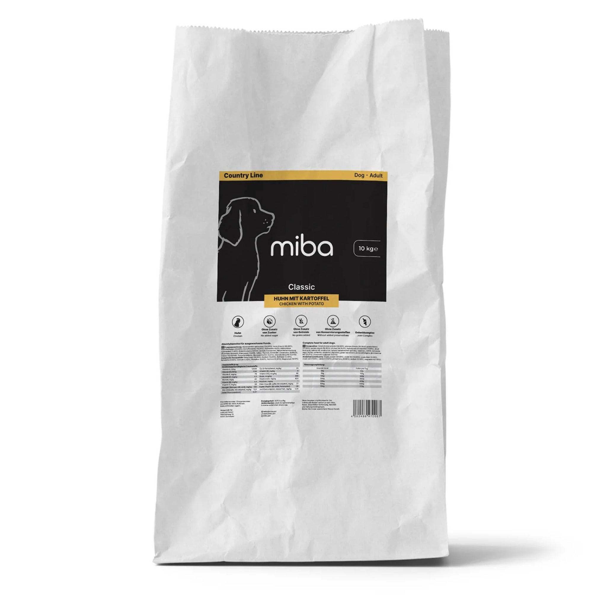 miba Classic Huhn mit Kartoffel, Hunde Trockenfutter - Woofshack