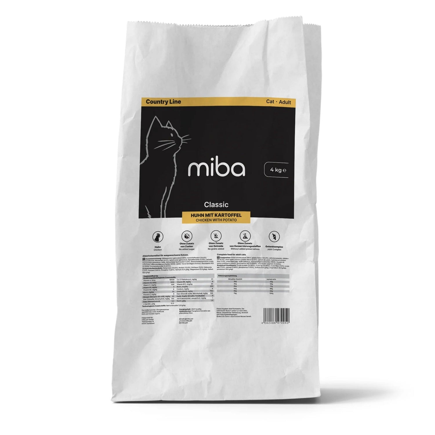 miba Classic Huhn mit Kartoffel, Katzen Trockenfutter - Woofshack