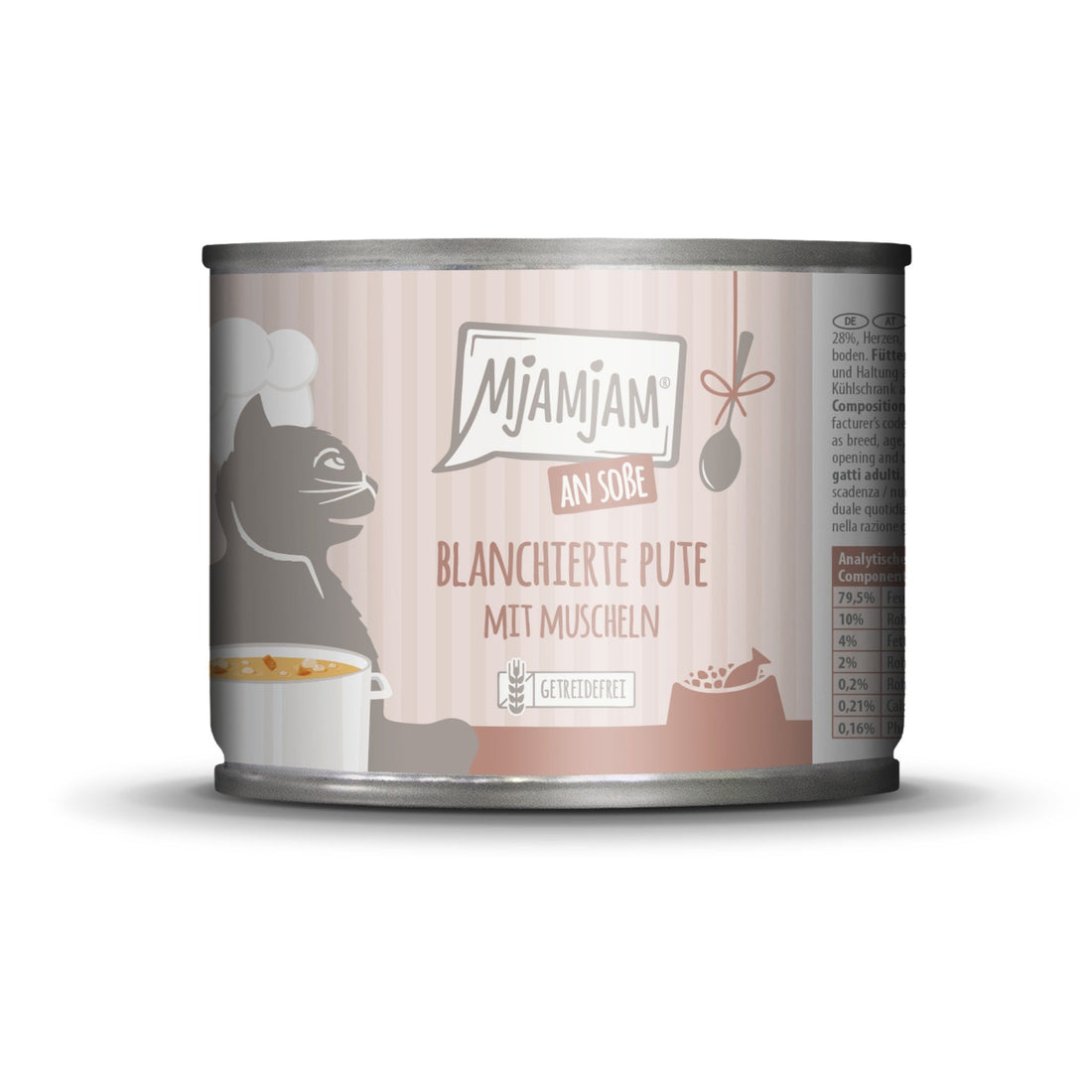 MjAMjAM Blanchierte Pute &amp; Muscheln - Katzen Nassfutter - Woofshack